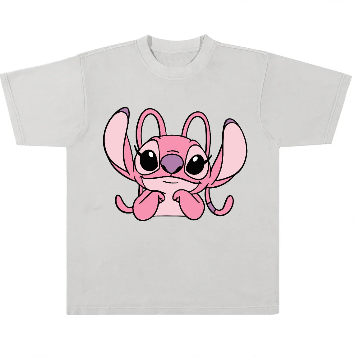 Pink Alien Oversized Boxy Tee