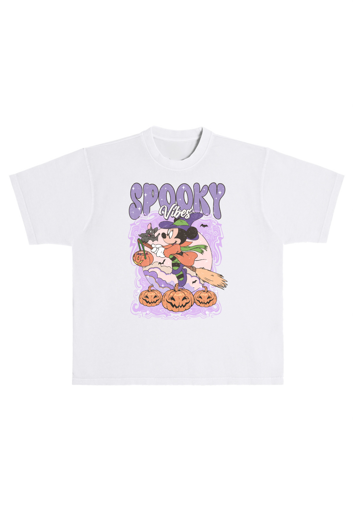 Spooky Minnie Boxy Oversized Tee