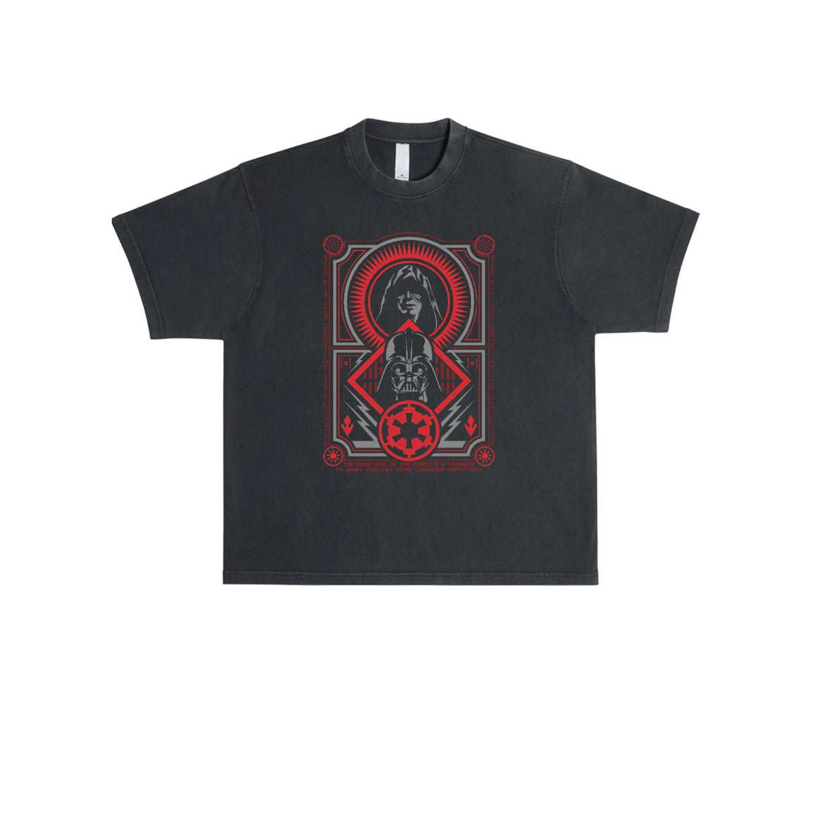 Dark Oversized Boxy Tee