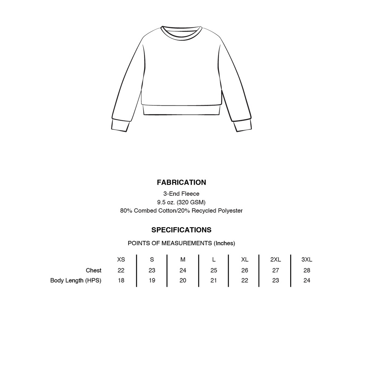 Holiday Doll Crop Crewneck