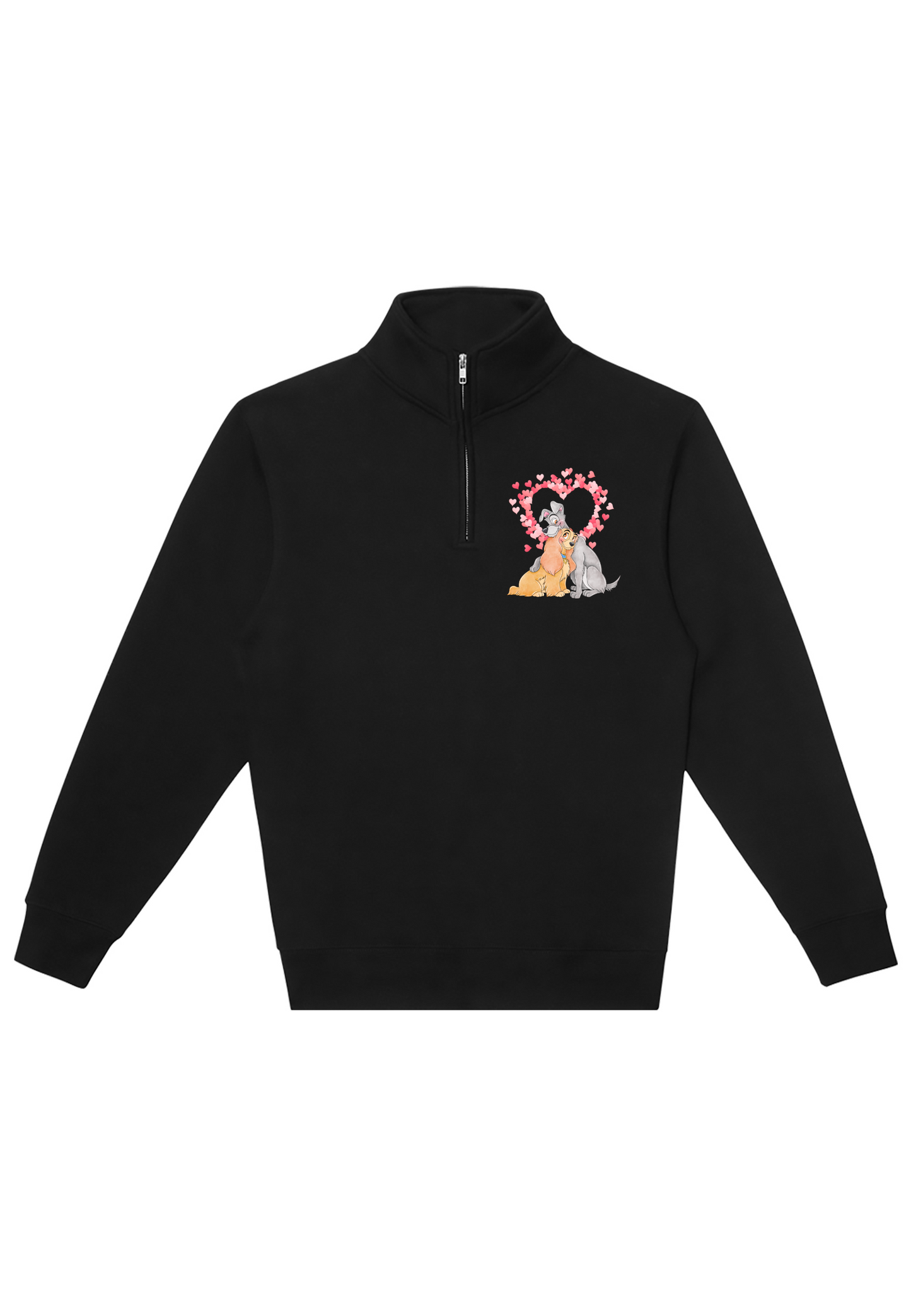 Pink Puppy Love Quarter Zip