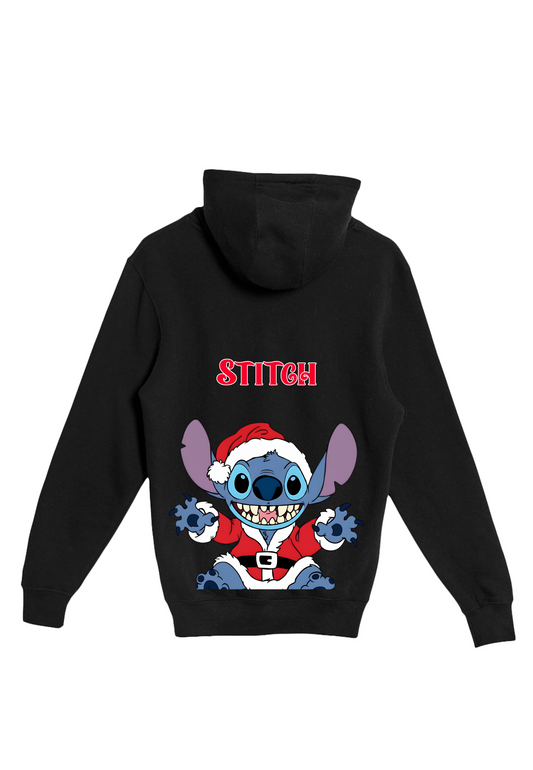 Holiday Blue Alien Zip Up Hoodie