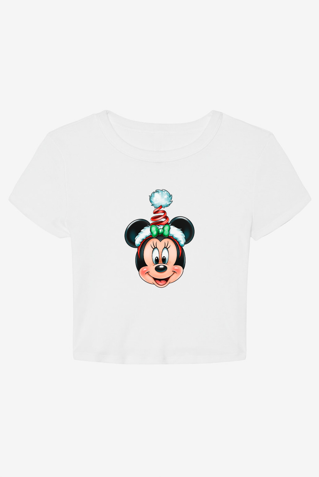 Holiday Girl Mouse Baby Tee