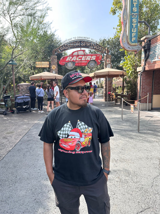 Holly Jolly Car Boxy Oversized Tee