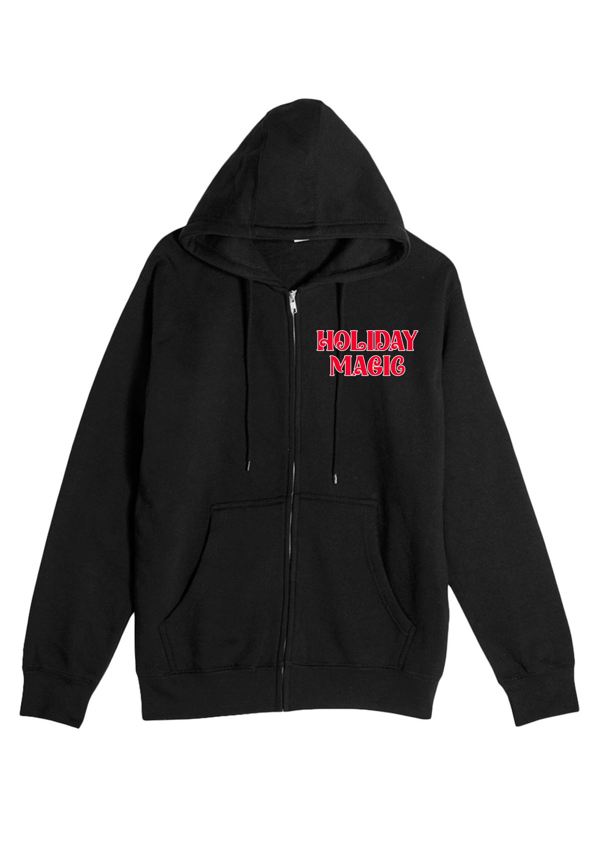 Holiday Bear Zip Up Hoodie