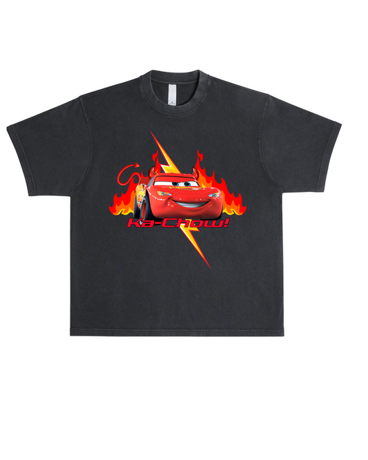 Evil McQueen Boxy Oversized Tee