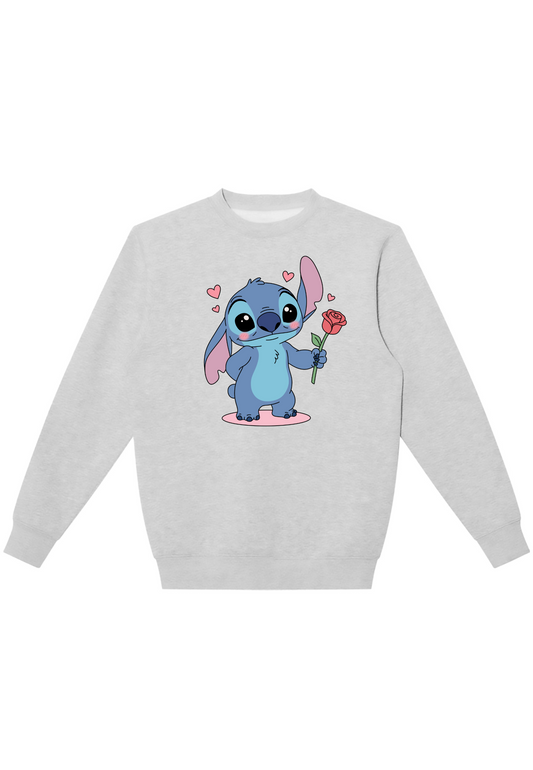 Blue Alien Love Sweater