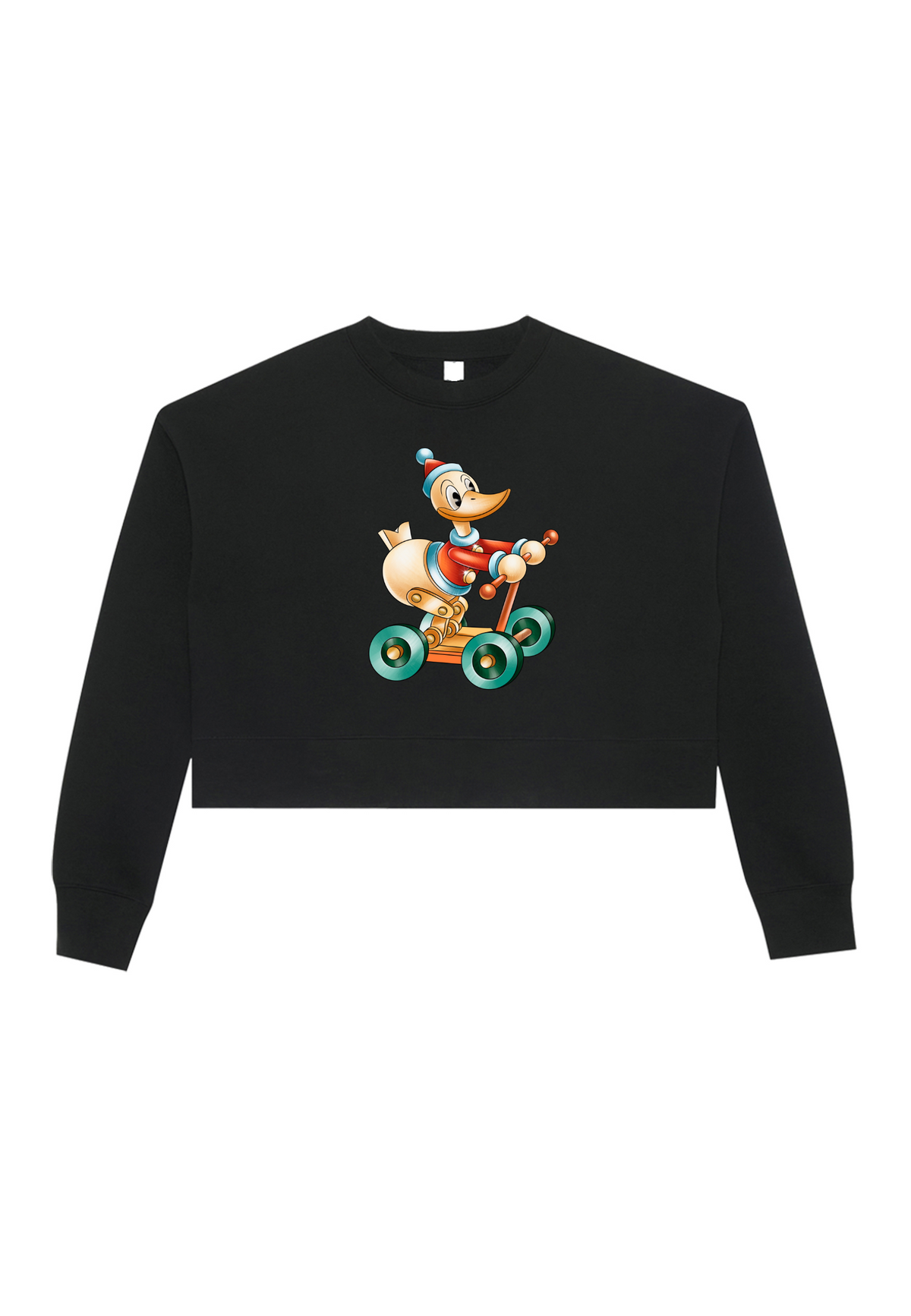 Duck Toy Crop Crewneck