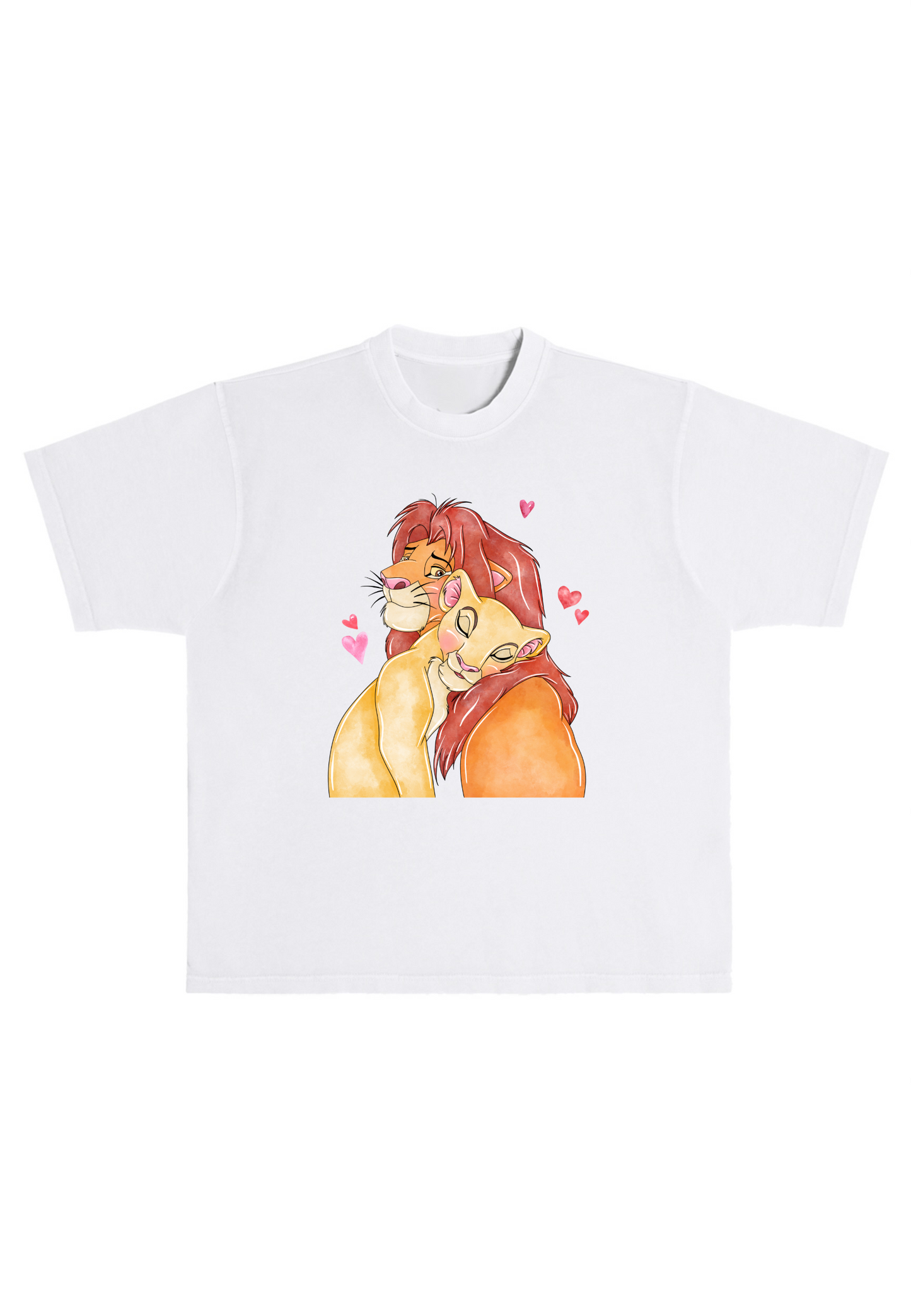 Lion Love Boxy Oversized Tee