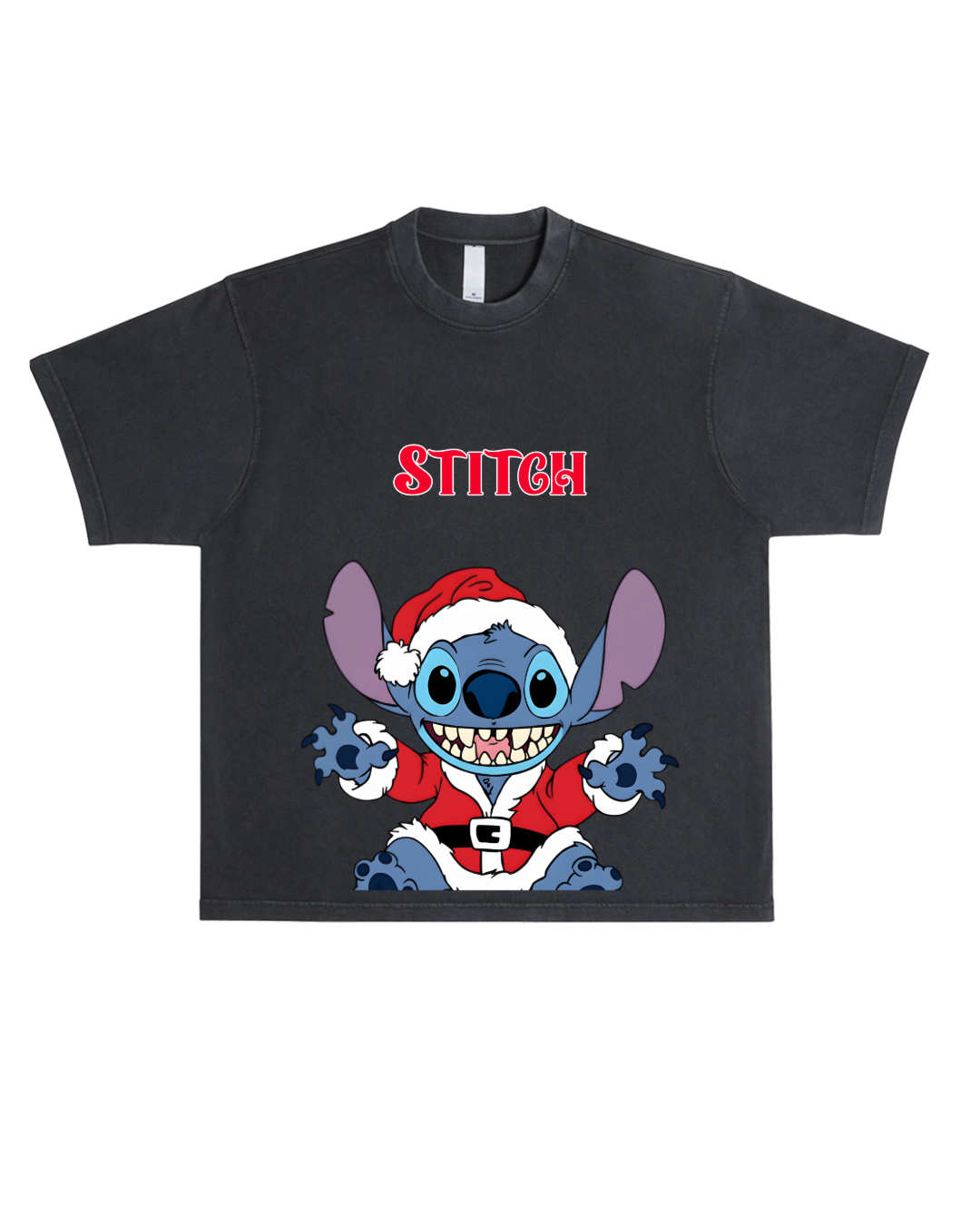 Holiday Blue Alien Boxy Oversized Tee