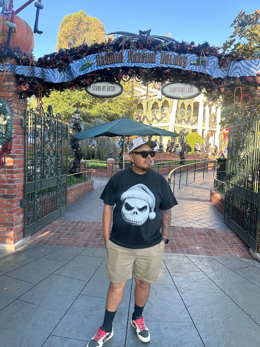 Holiday Skeleton Boxy Oversized Tee