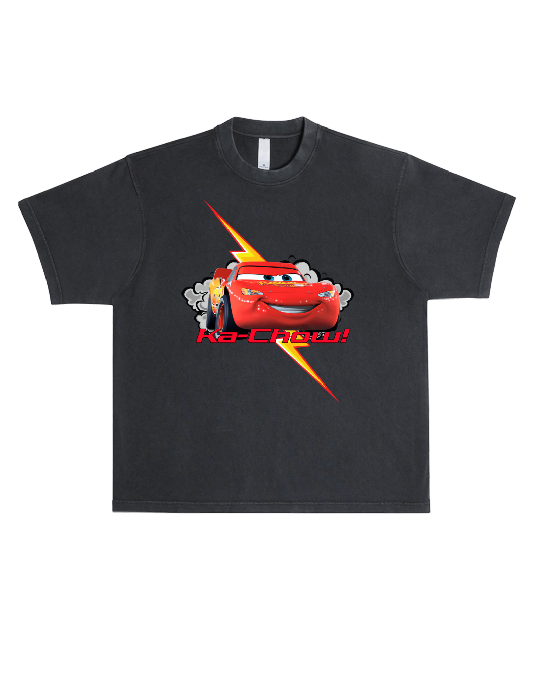 Lightning Boxy Oversized Tee