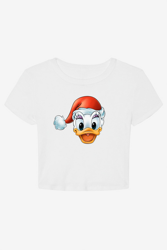 Holiday Girl Duck Baby Tee