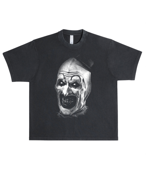 Scary Clown Boxy Oversized Tee