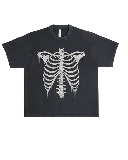 Skeleton Boxy Oversized Tee