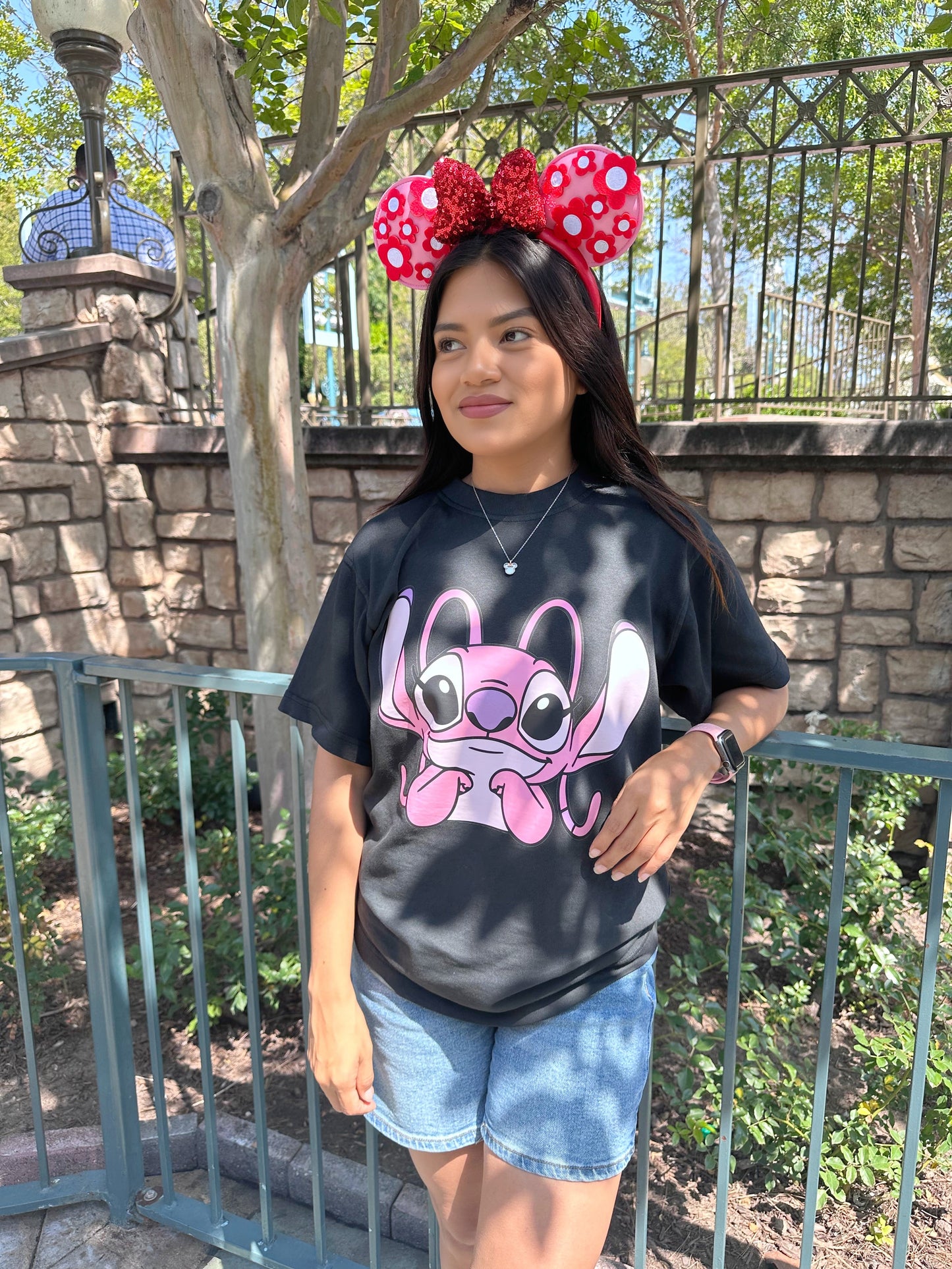 Pink Alien Oversized Boxy Tee