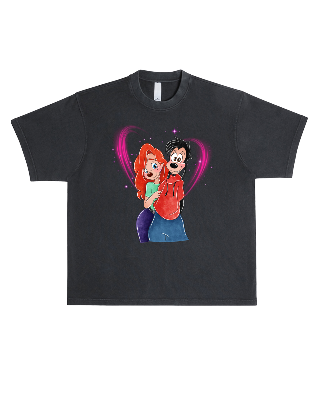 Pink Romance Boxy Oversized Tee