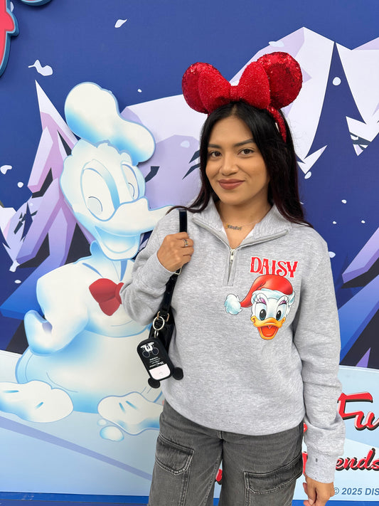 Holiday Girl Duck Quarter Zip