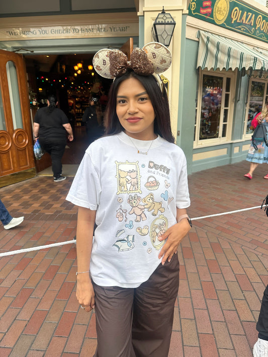 Brown Bear Oversized Boxy Tee