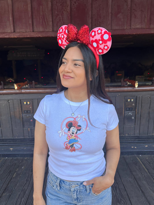 Western Bow Baby Tee