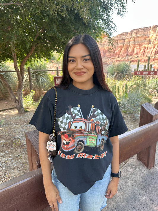 Holly Jolly Tow Truck Boxy Oversized Tee