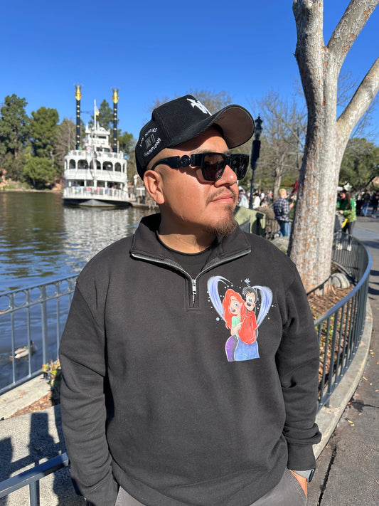 Blue Romance Quarter Zip