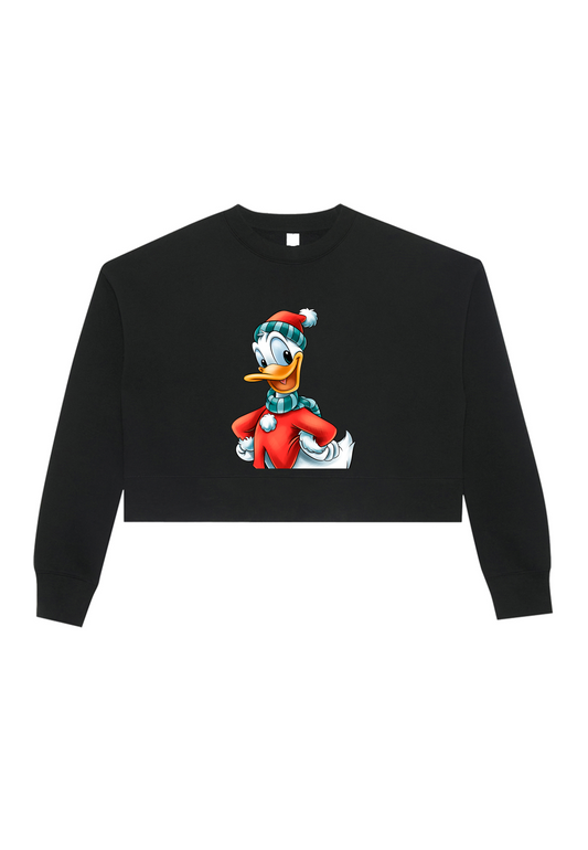Holiday Duck Crop Crewneck