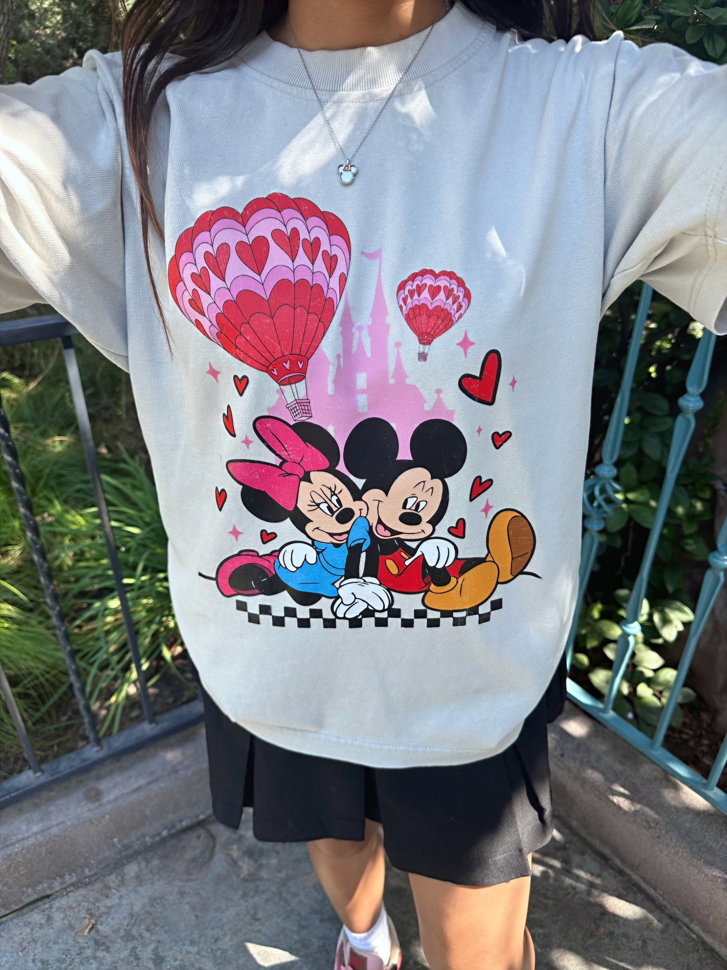 Xoxo Mouse Boxy Oversized Tee