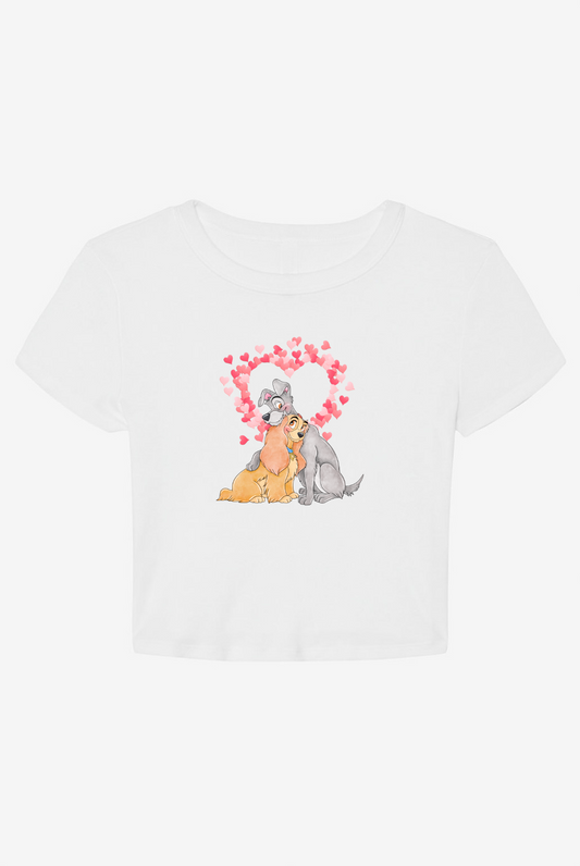 Pink Puppy Love Baby Tee