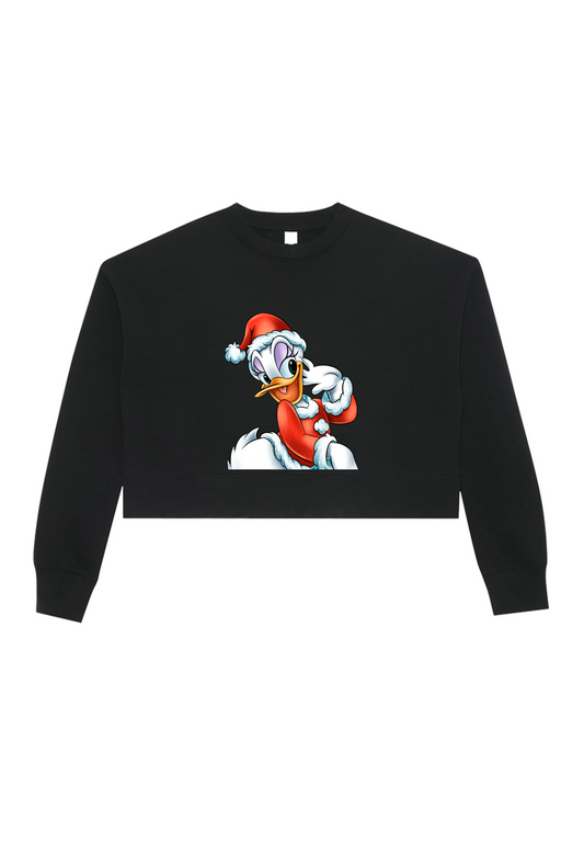 Holiday Daisy Crop Crewneck