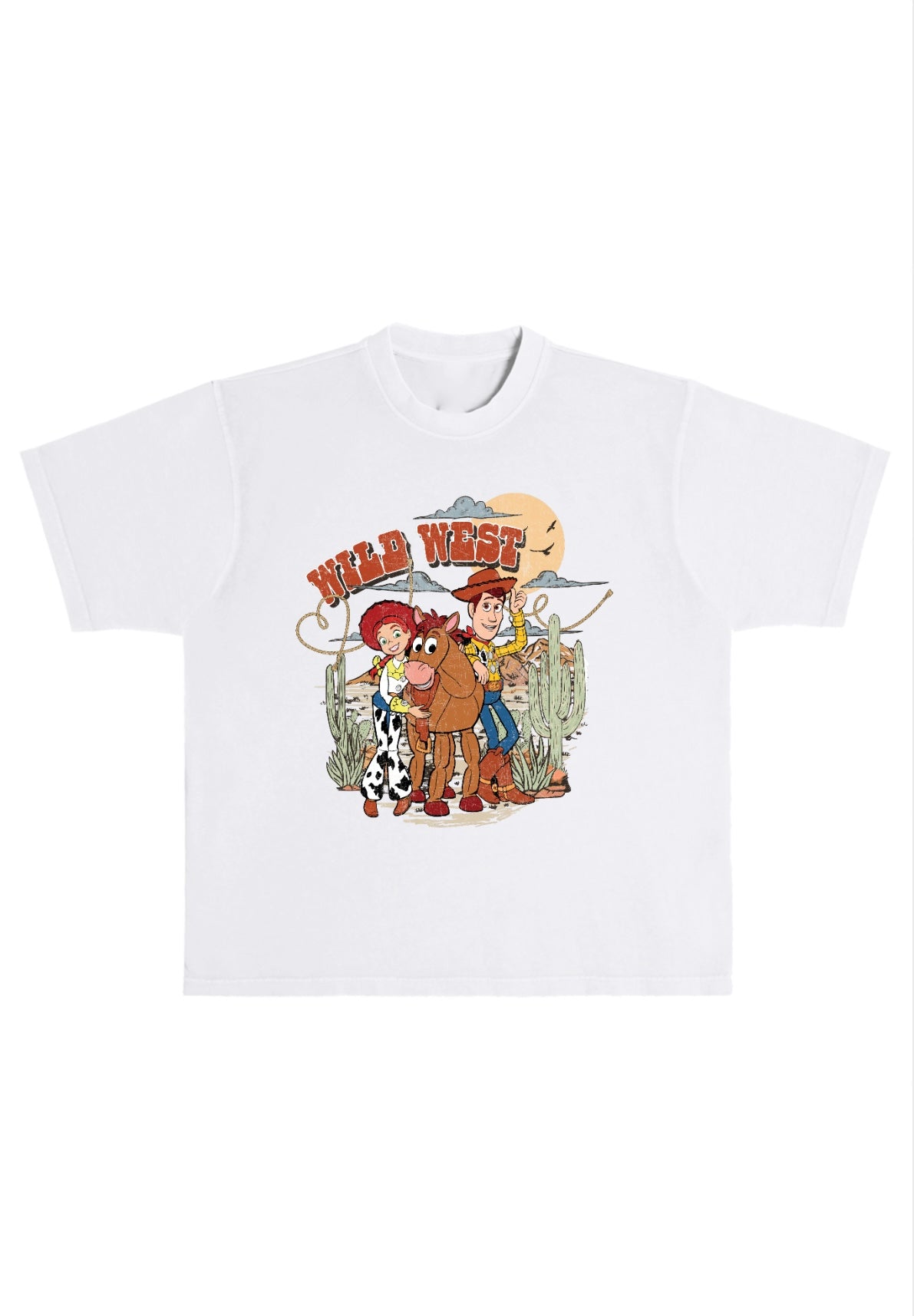 Wild West Boxy Oversized Tee