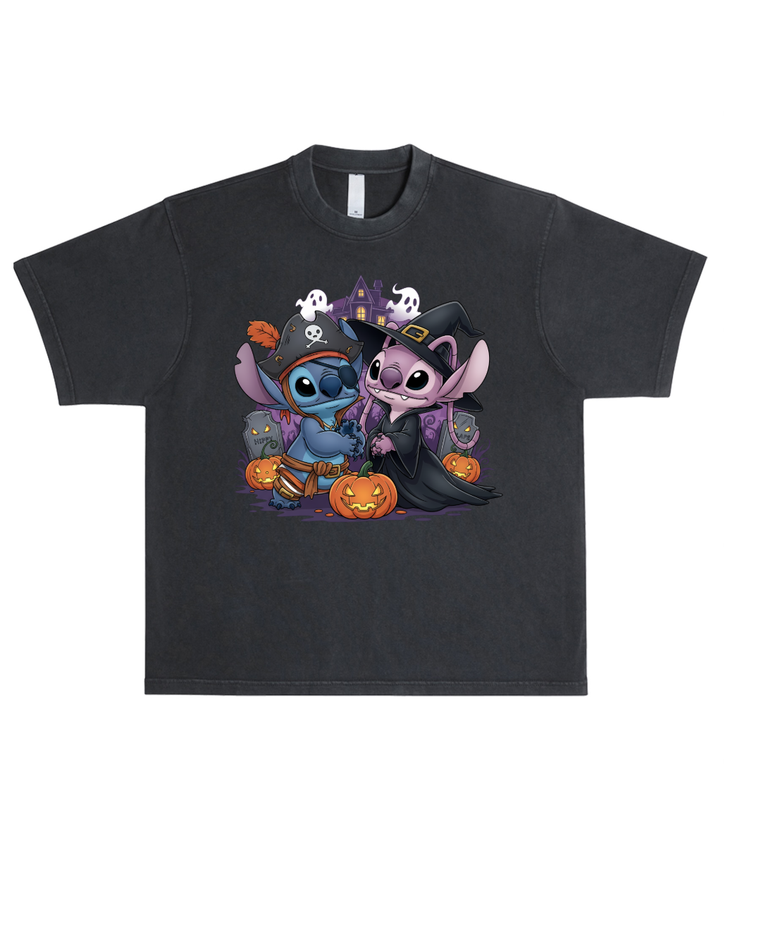 Spooky Aliens Boxy Oversized Tee