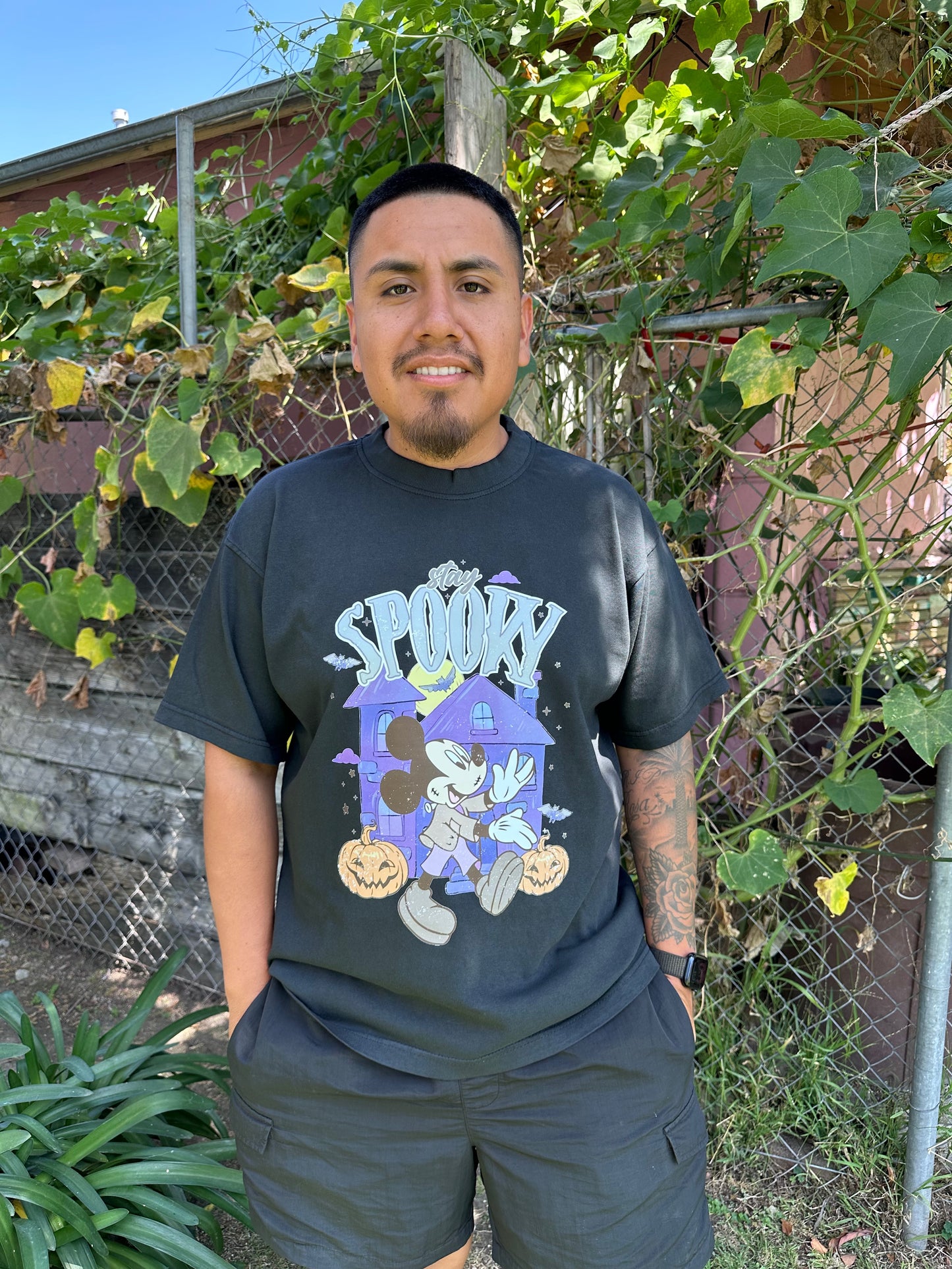 Spooky Mouse Boxy Oversized Tee